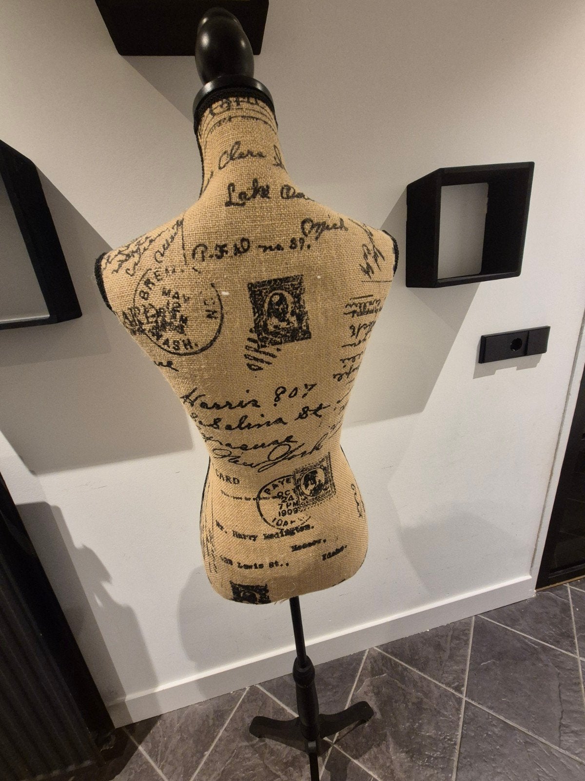 Vintage Buste Paspop - Decoratief en Functioneel, Ophalen, Zo goed als nieuw