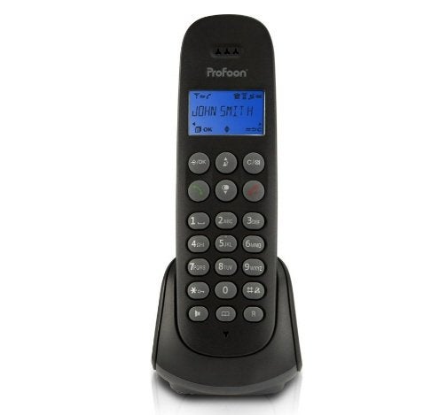 Profoon PDX-300 DECT Telefoon Zwart Draadloos "TWEEDE KANS", Ophalen of Verzenden, Nieuw, 1 handset