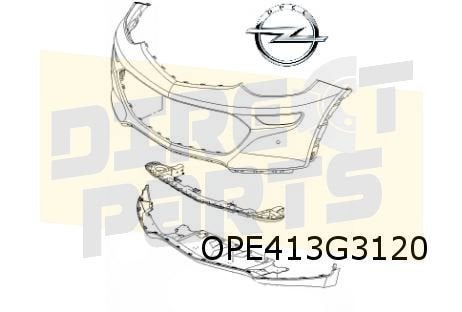 Opel Ampera-e (7/17 - 7/20) versteviging voorbumperspoiler O