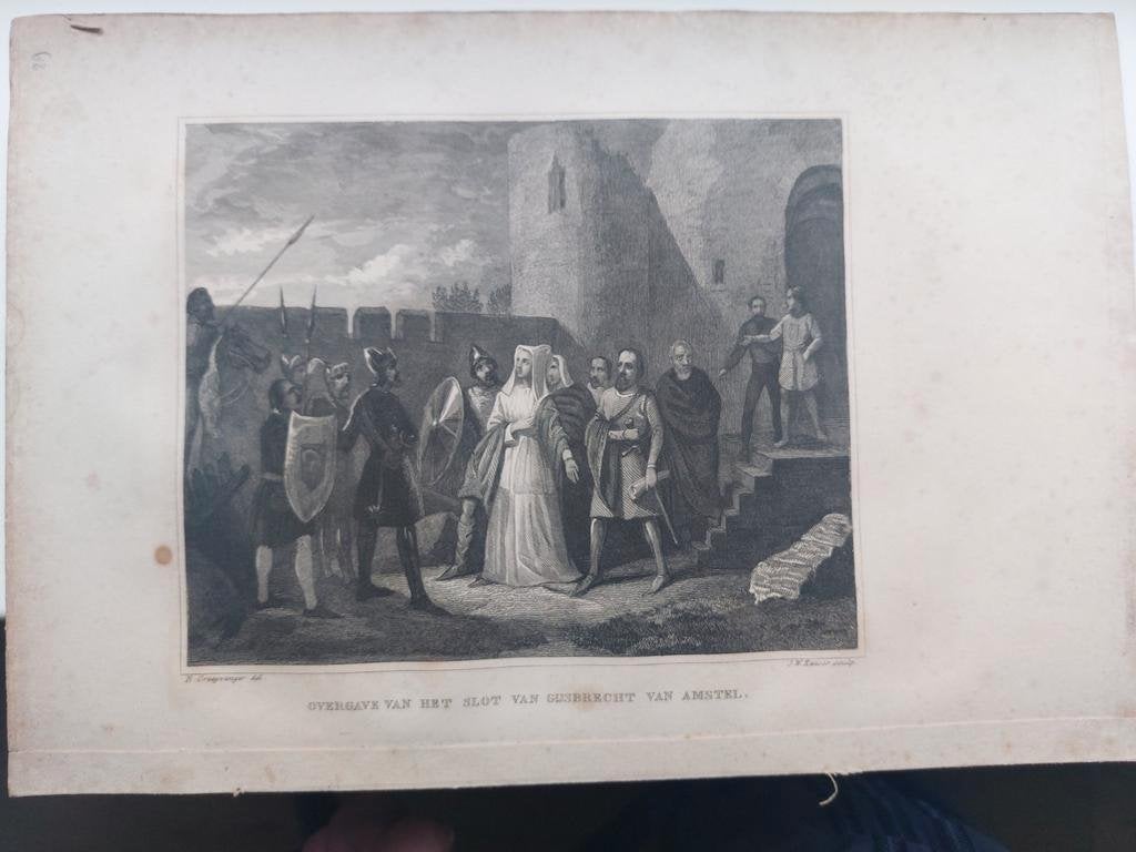 29 / vergave van het slot van Gijsbrecht van Amstel in 1297, Ophalen of Verzenden
