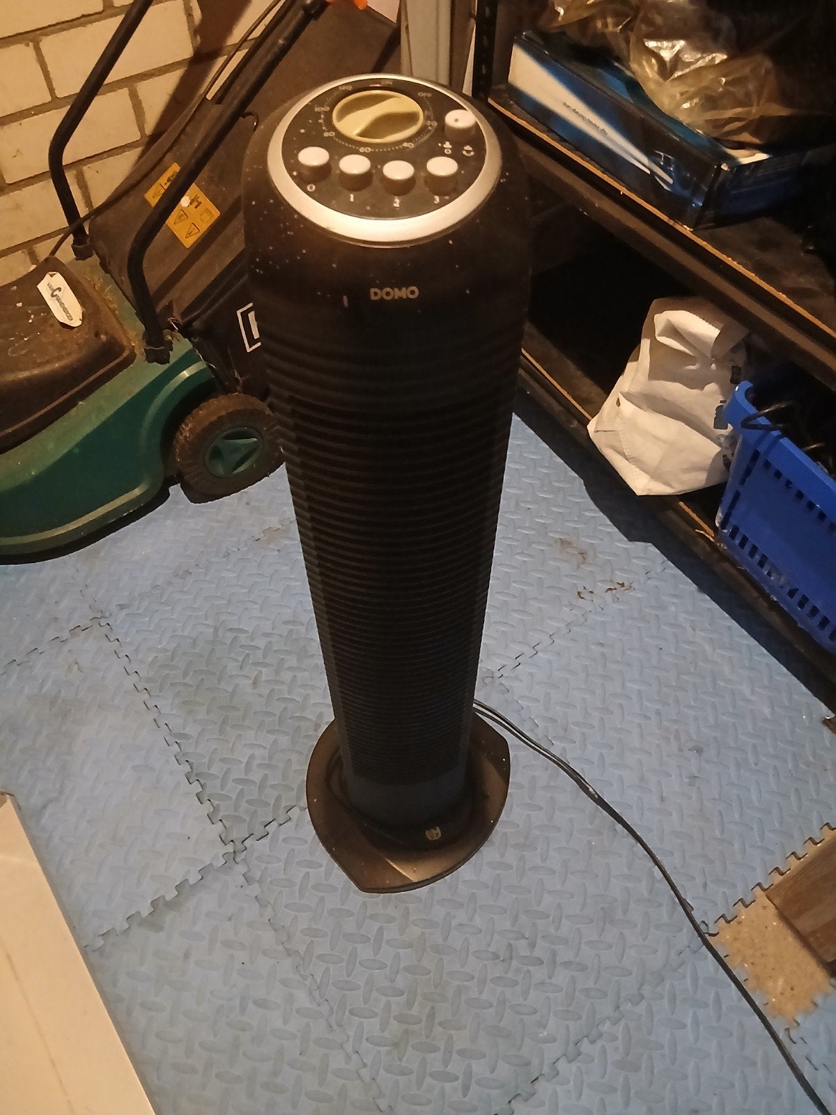 Domo Torenventilator - Zwart, met timer, Ophalen of Verzenden, Gebruikt, Torenventilator
