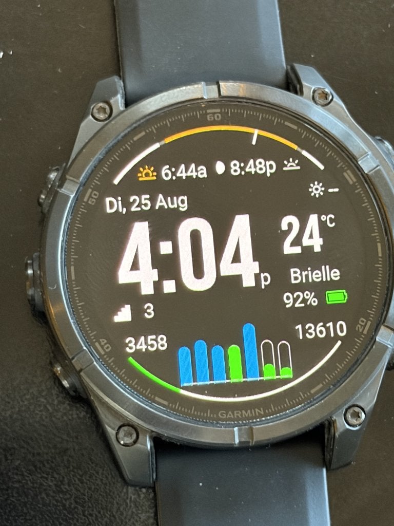 Garmin Fenix 8 47 mm AMOLED/Titanium zgan, Ophalen, Zo goed als nieuw, Waterdicht, Garmin fenix