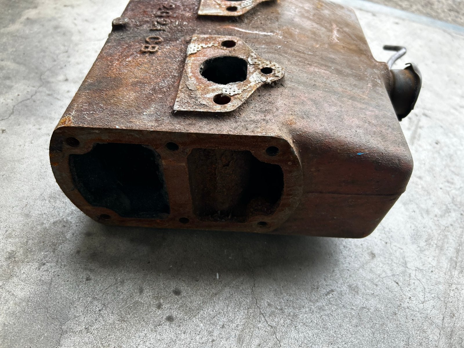 Gebruikt Uitlaatspruitstuk SABB diesel 2J - Werking Onbekend, Ophalen of Verzenden, Gebruikt, Saab