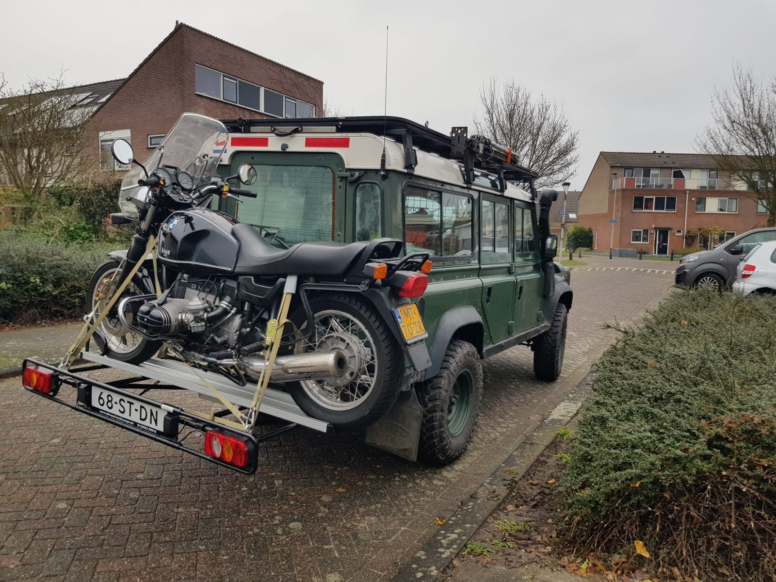 Motordrager Land Rover Defender 110, Ophalen, Gebruikt