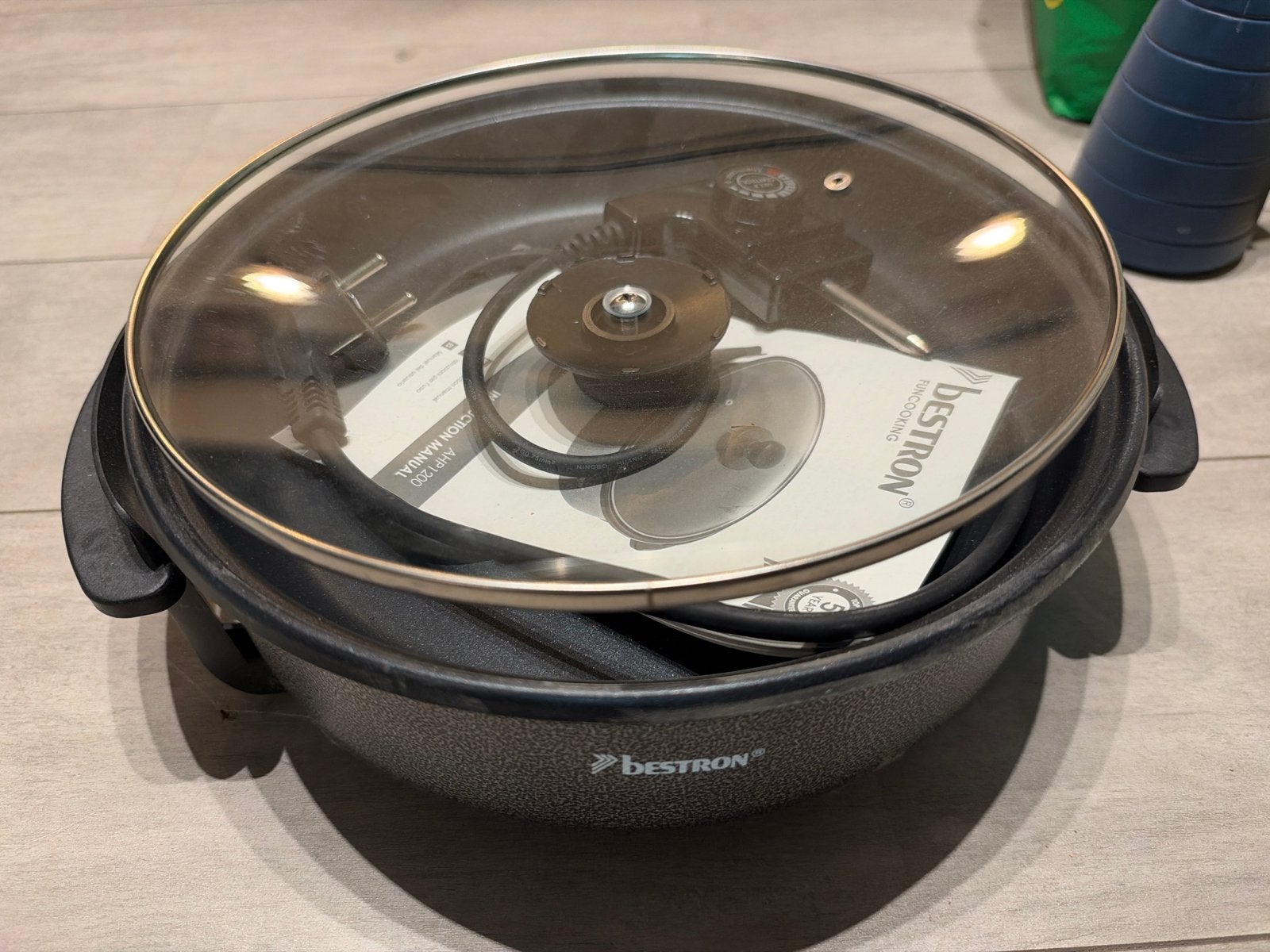 Bestron AHP1200 Elektrische Pan -  kippiepan, Ophalen, Zo goed als nieuw