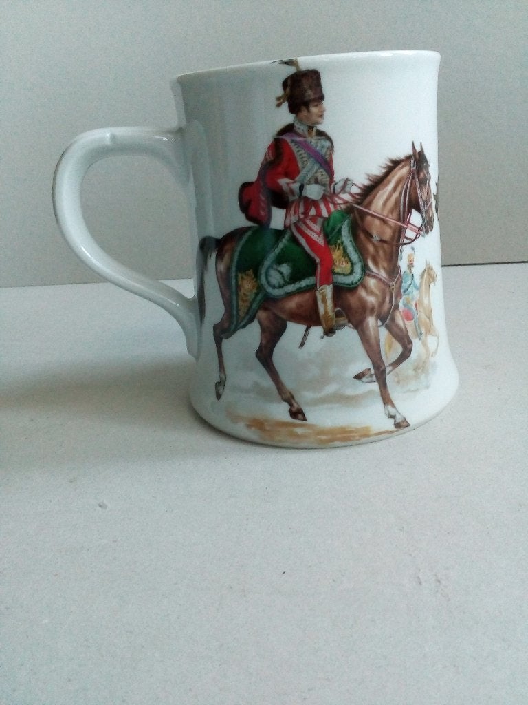 KPM bierpul .Afb. Militaire ruiters. Verzamelobject., Verzamelen, Ophalen of Verzenden, Overige soorten, Overige gebieden, Overige typen