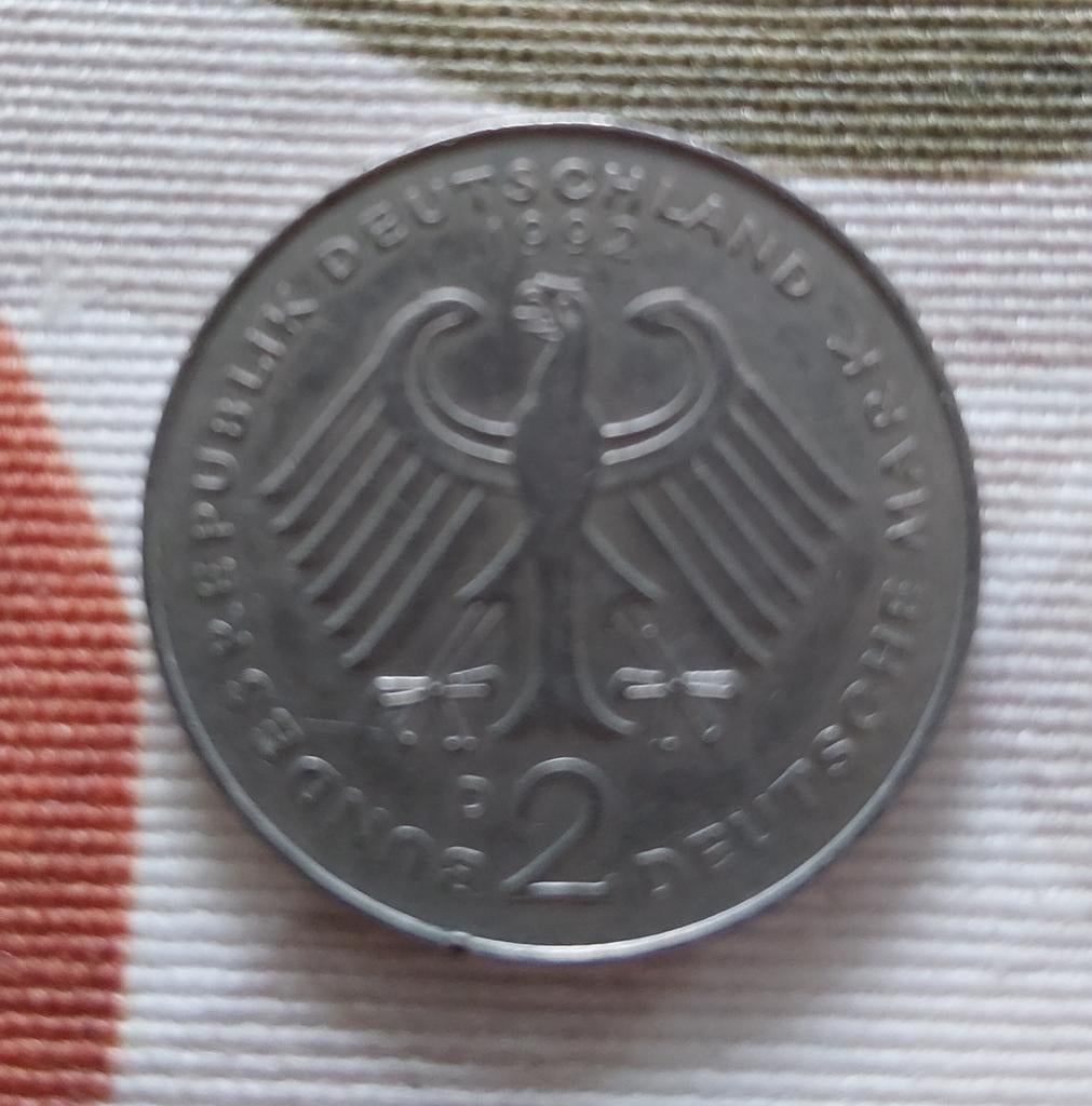 2 Mark munt Duitsland 1979 - Bundesrepublik Deutschland, Ophalen of Verzenden, Duitsland, Losse munt