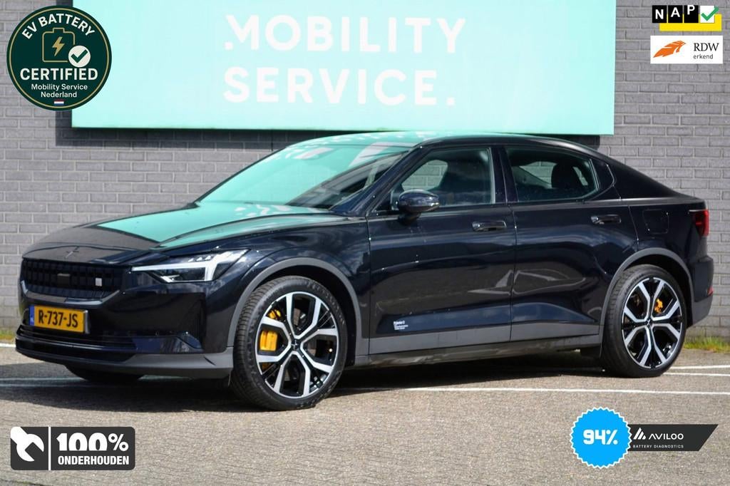 Polestar 2 Long Range Dual Motor Performance 78 kWh SOH94% C, Polestar 2, Gebruikt, Zwart, 487 km
