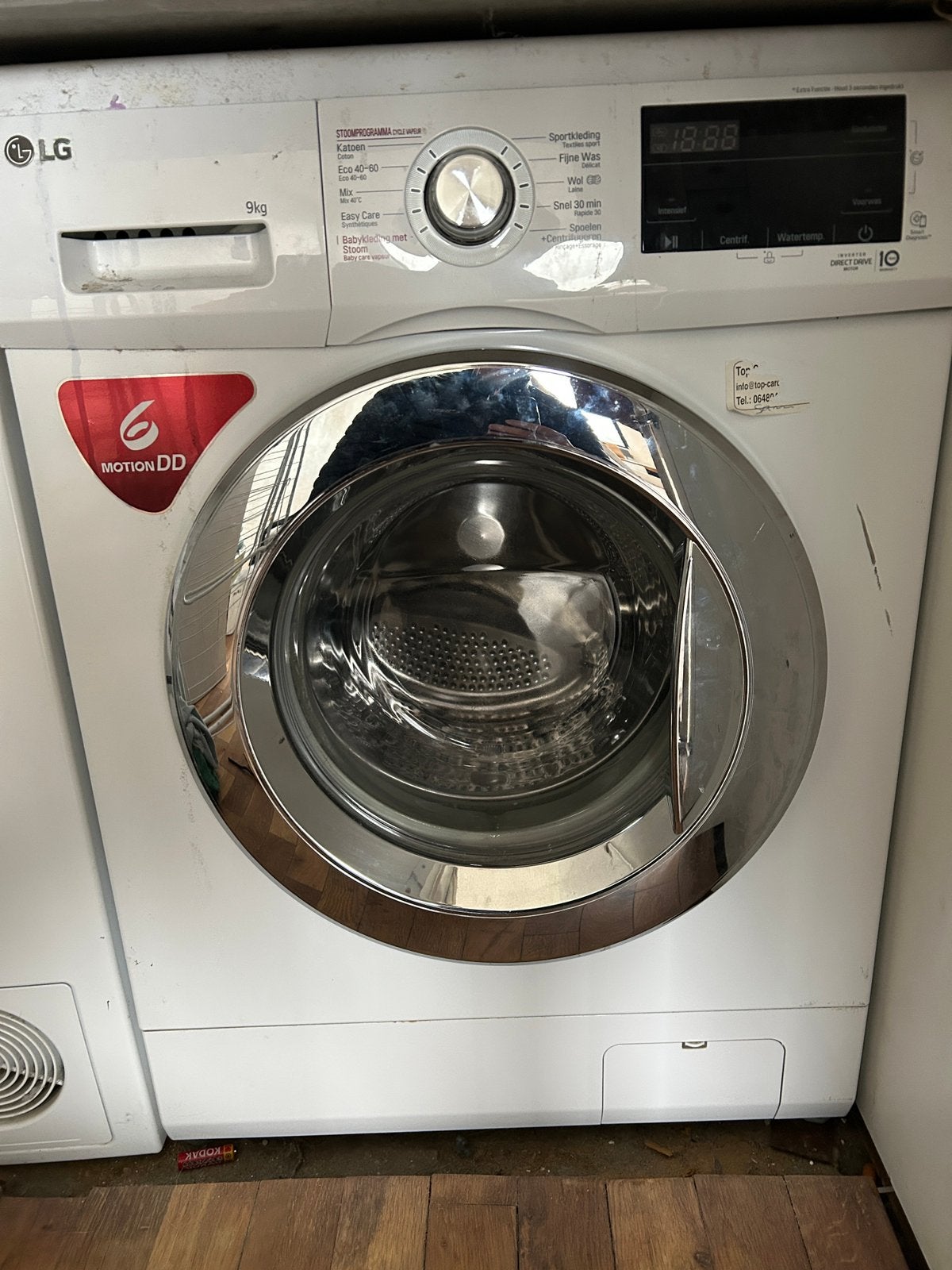 LG wasmachine, Witgoed en Apparatuur, Ophalen, Gebruikt, Voorlader, 85 tot 90 cm