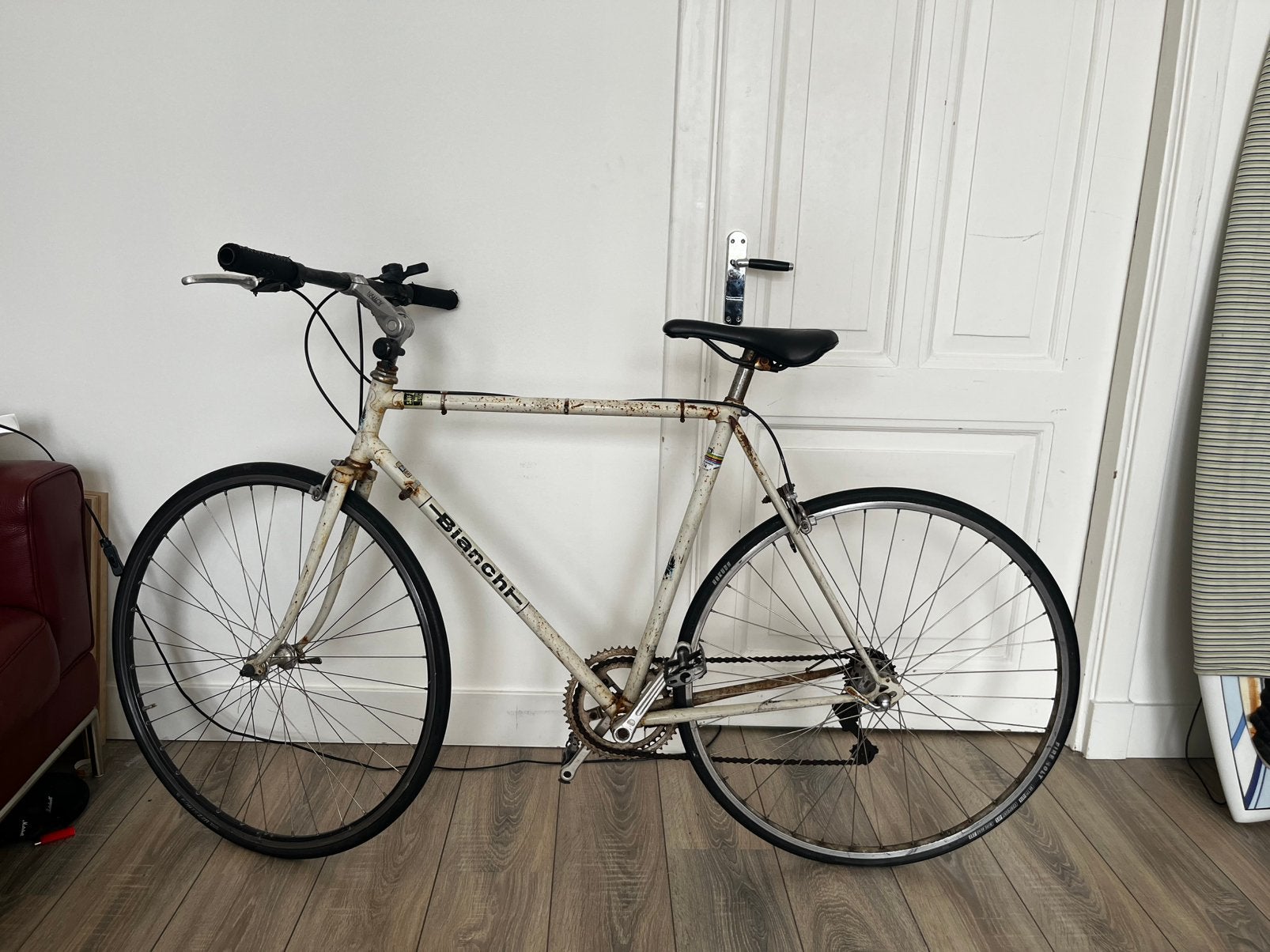 Vintage Bianchi Campione del Mundo 1973/64, Fietsen en Brommers, Gebruikt, Ophalen, Overige merken, Minder dan 10 versnellingen
