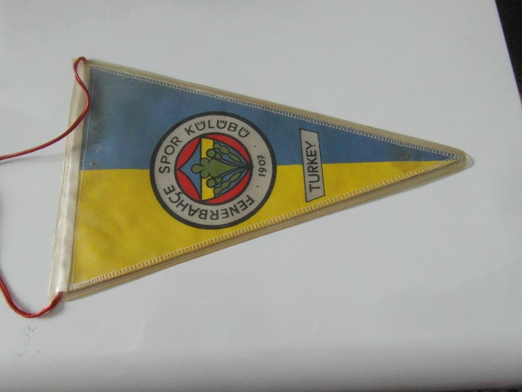 voetbal vaantje jaren 60 Fenerbache Turkije, Verzamelen, Sportartikelen en Voetbal, Ophalen of Verzenden, Zo goed als nieuw, Buitenlandse clubs