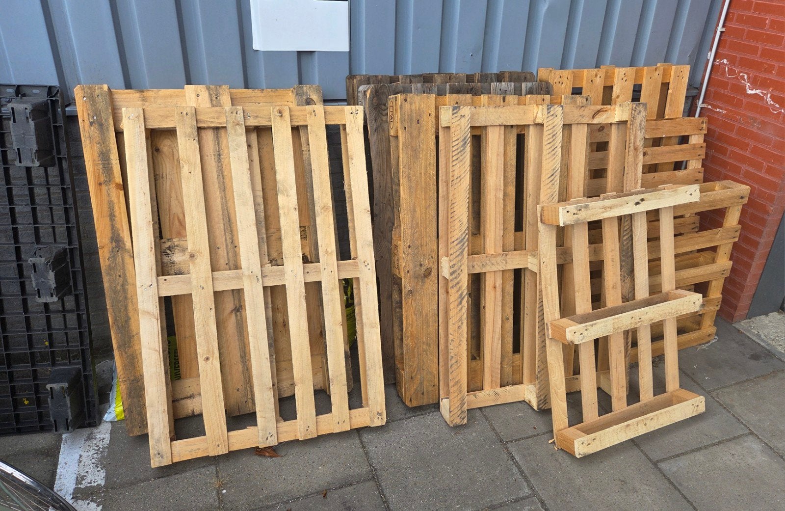Diverse gebruikte pallets, Ophalen, Gebruikt, 25 tot 50 mm, Pallet
