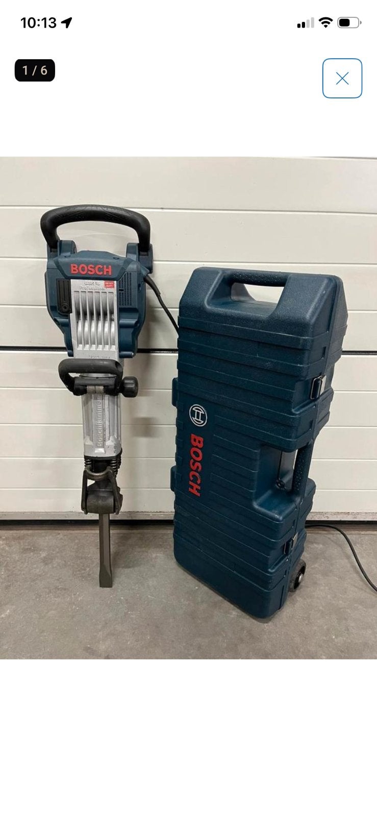 Te huur sloophamer 18kg, Ophalen of Verzenden, Zo goed als nieuw