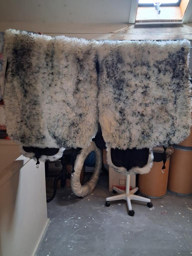 Neppe bont auto hoes 2x   Universal, Ophalen of Verzenden