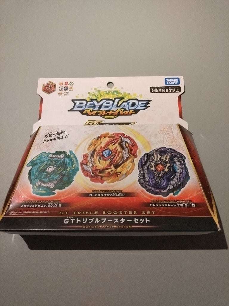 Beyblade GT Triple booster set, Ophalen of Verzenden, Nieuw
