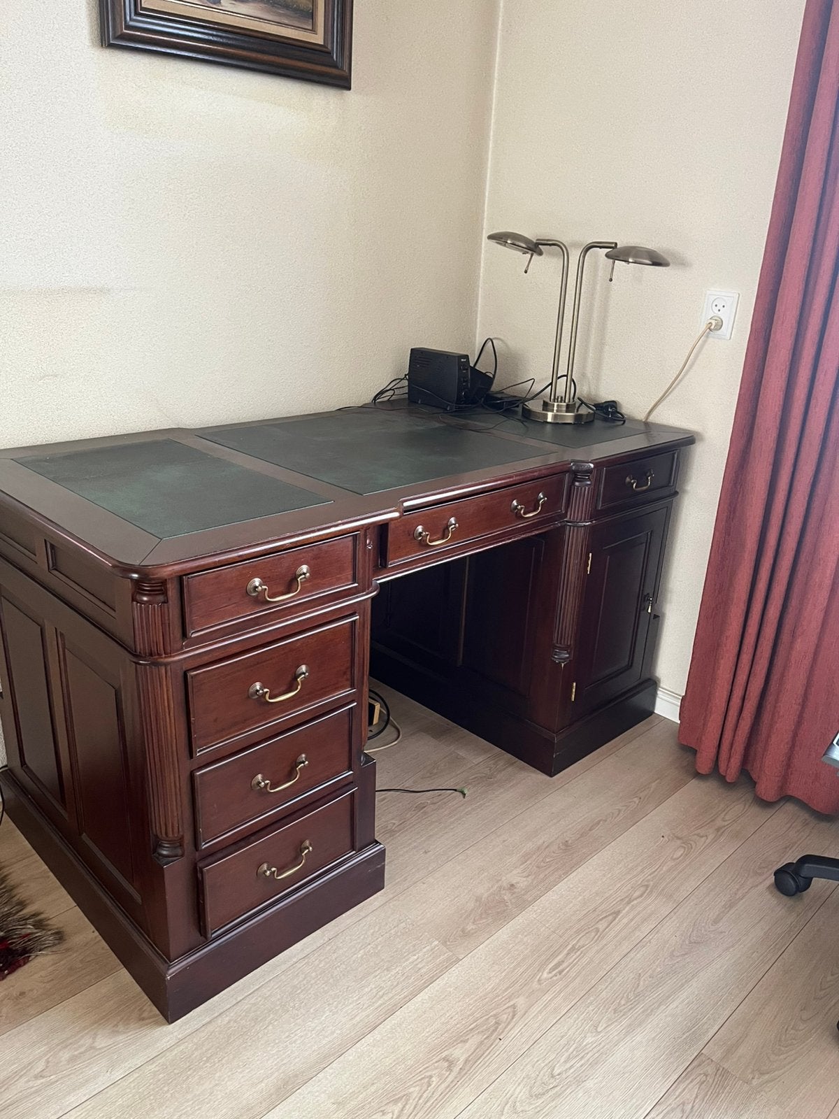 Antiek engels bureau, Ophalen