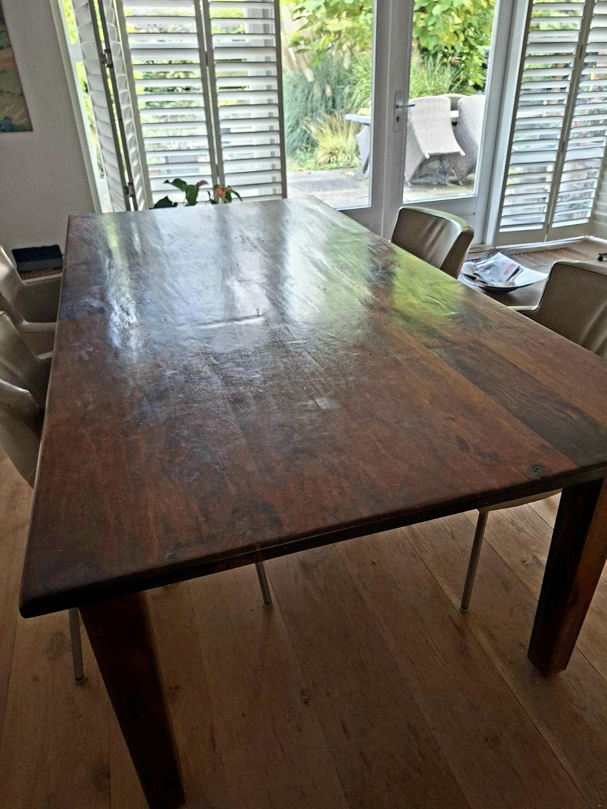 Eettafel, Ophalen, Gebruikt, 200 cm of meer, 50 tot 100 cm