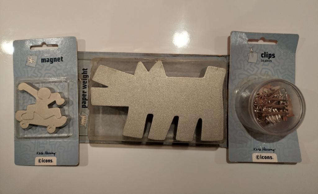 Keith Haring paperweight, paperclip en magneet, Ophalen of Verzenden, Nieuw
