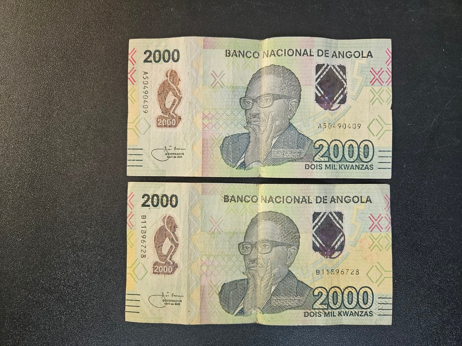 Angola pick W163 2020 per stuk, Postzegels en Munten, Verzenden, Overige landen, Los biljet