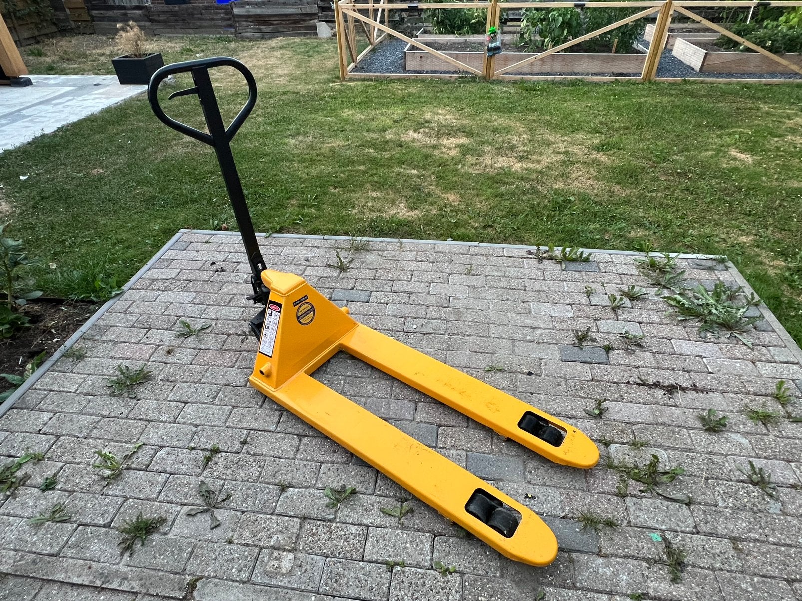 Nagenoeg nieuwe Pallet/Pompwagen, Doe-het-zelf en Verbouw, Palletwagens en Pompwagens, Ophalen, Zo goed als nieuw