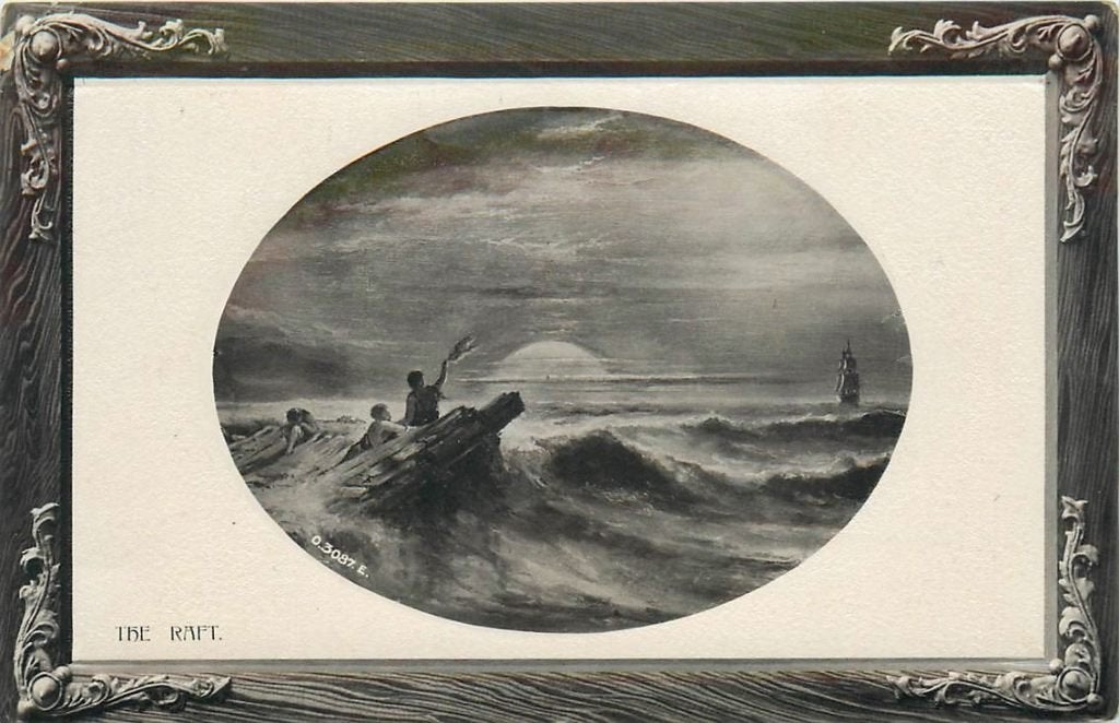 701-463-025 The Raft, Verzenden, Voor 1920, Engeland