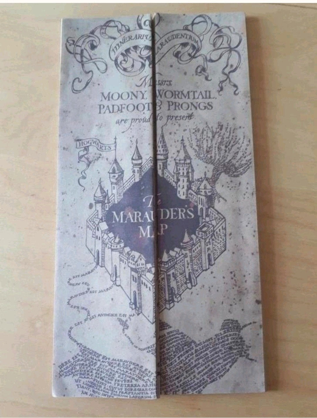 Harry Potter, Marauder's Map, Verzamelen, Harry Potter, Nieuw, Replica, Ophalen of Verzenden