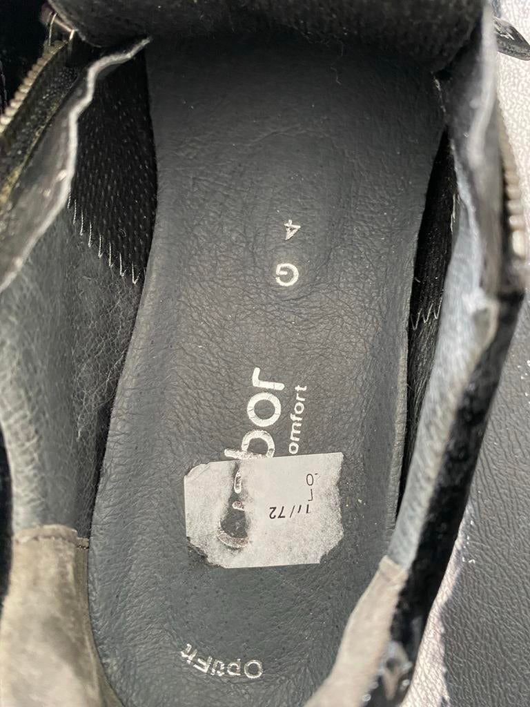 Gabor sneakers zwart lak en fluweel, Ophalen of Verzenden, Gedragen, Zwart, Sneakers of Gympen