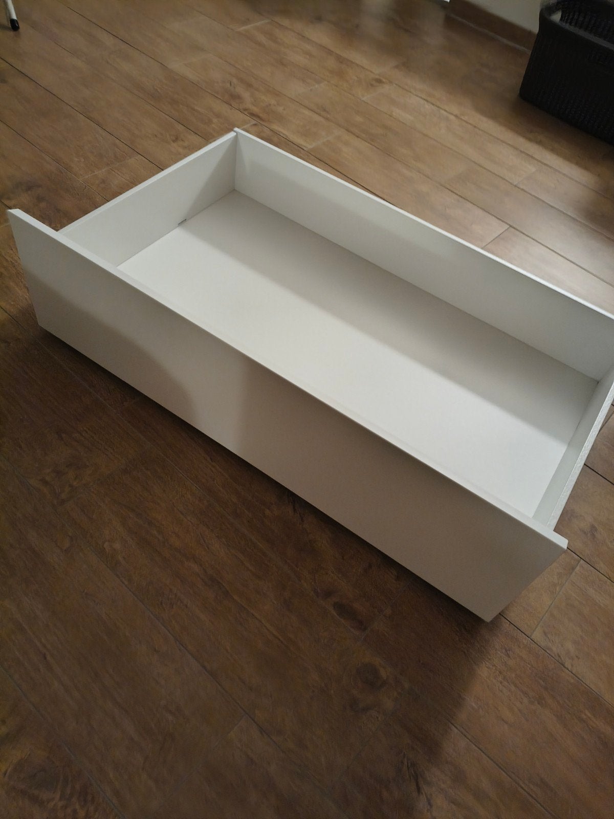 Malm serie Ikea 2 bedlades, wit, Huis en Inrichting, Ophalen, Eenpersoons, Wit, Zo goed als nieuw