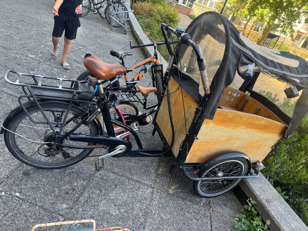 Elektrische bakfiets, 4 kinderen of meer, Gebruikt, Elektrisch, Ophalen