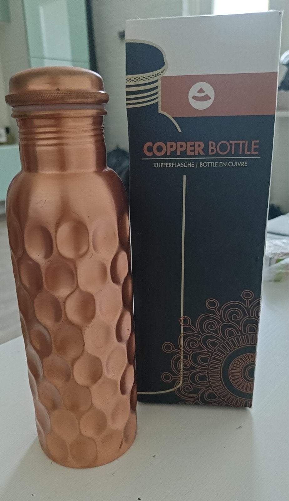 koperen drinkfles, Ophalen of Verzenden