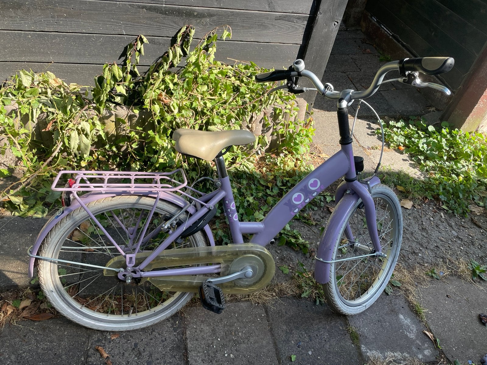 Meisjes fiets 20 inch, Ophalen, Terugtraprem, Gebruikt, Handrem
