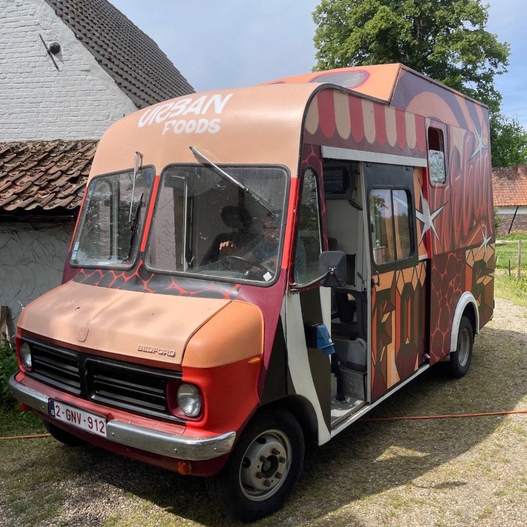 Unieke Bedford Foodtruck - Klaar voor gebruik!, Ophalen, Gebruikt
