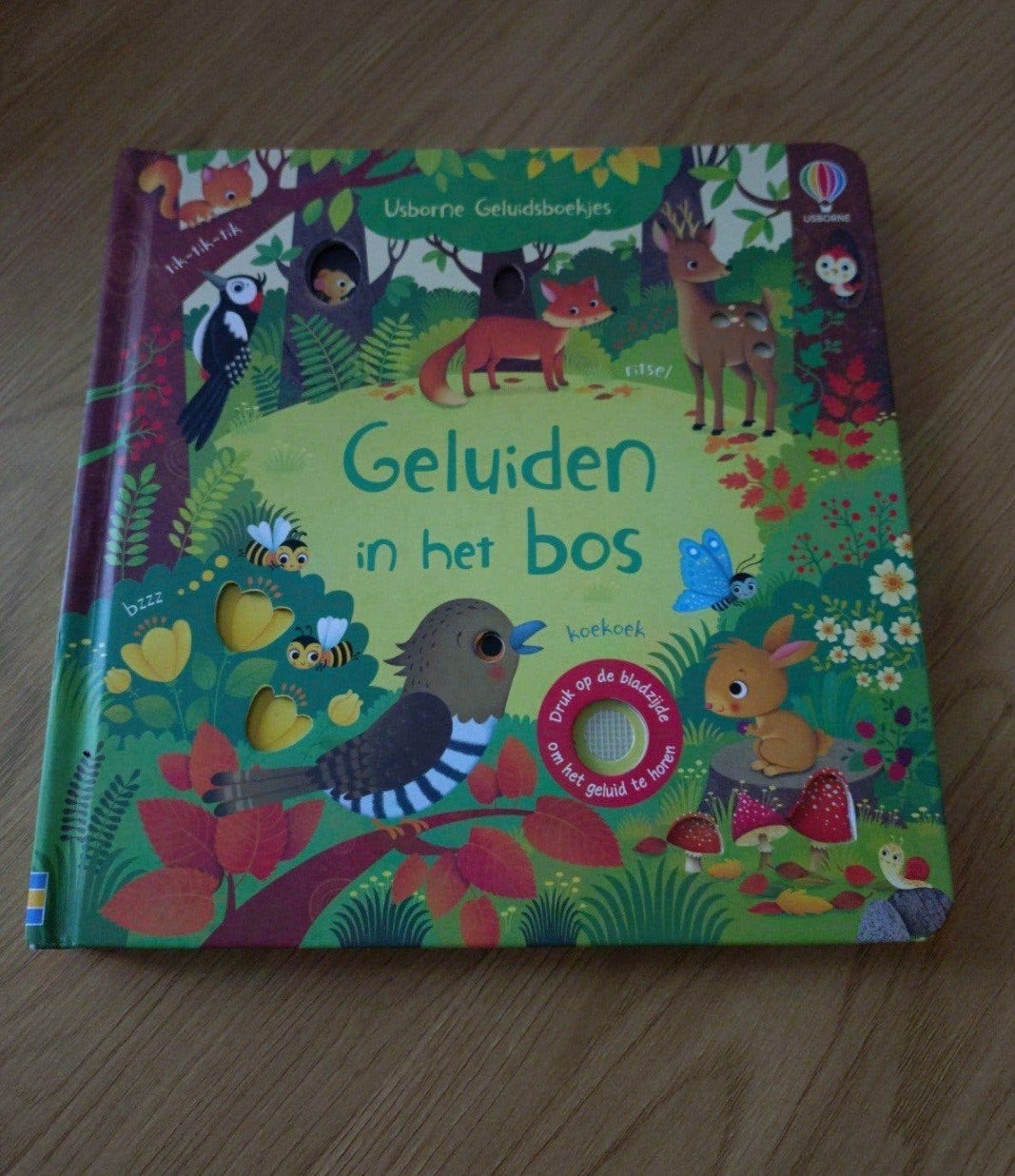 Usborne geluidsboekjes: geluiden in het bos, Ophalen