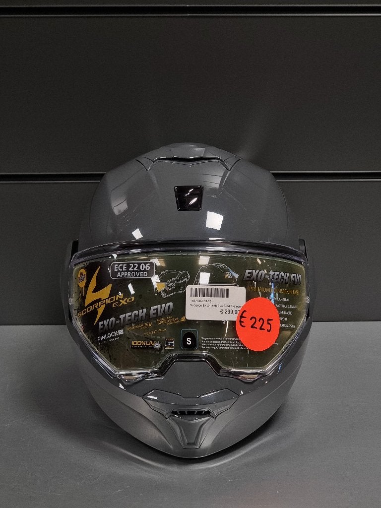 Scorpion EXO-Tech Evo Solid, maat XL outlet., Systeemhelm, XL, Ophalen of Verzenden, Nieuw met kaartje
