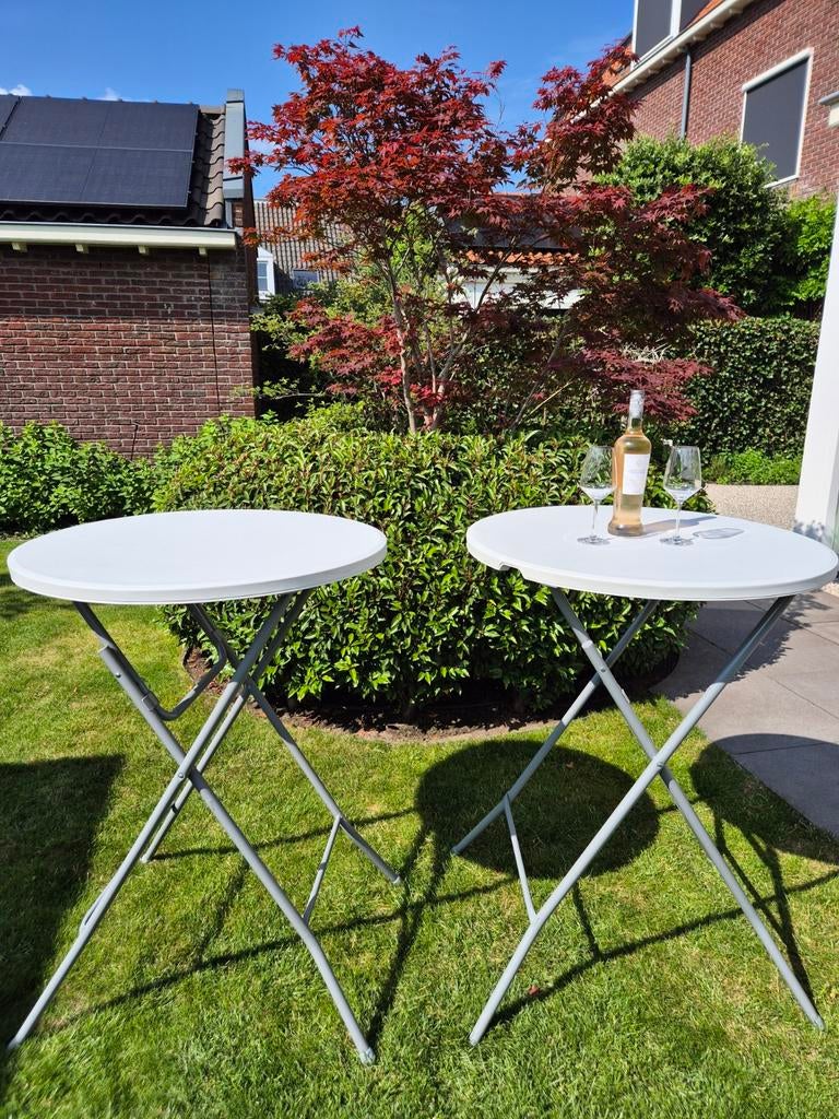 1 of 2 statafels te huur (incl. of excl  zwarte rokken), Ophalen