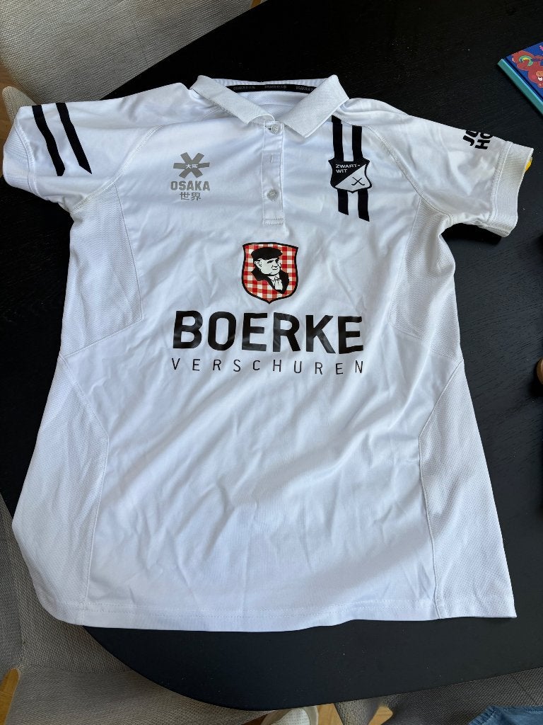 Hockeyshirt zwart-wit Breda dames maat L, Sport en Fitness, Hockey, Ophalen of Verzenden, Zo goed als nieuw, Kleding