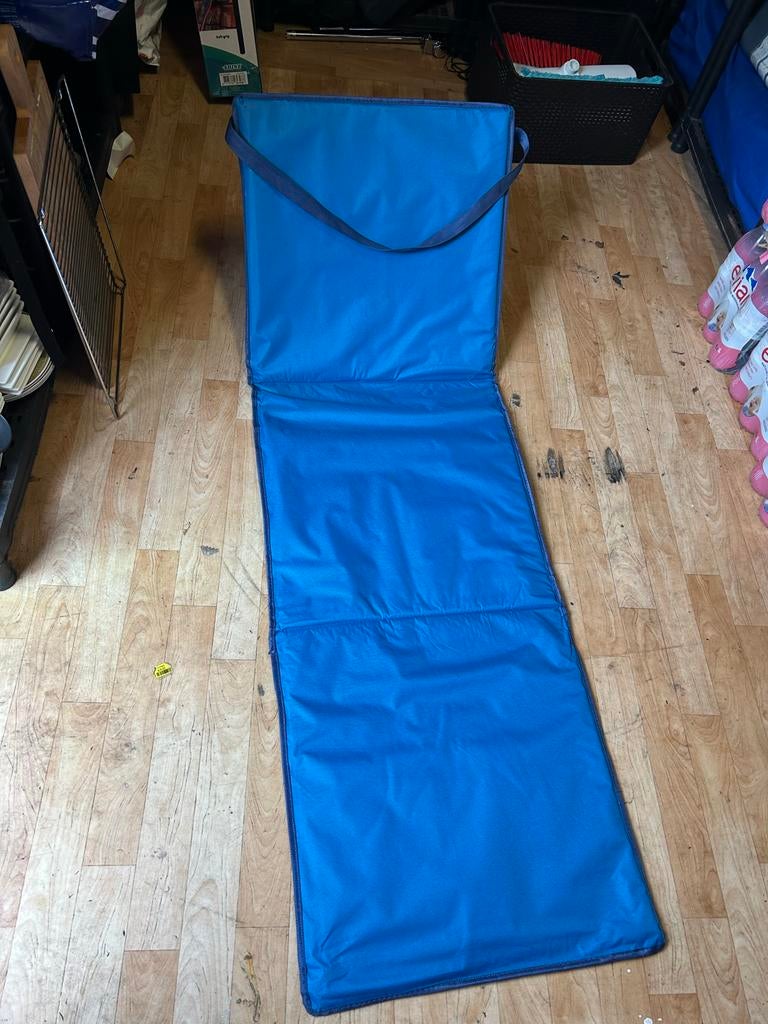 Rocktrail Strandstoel/Ligstoel - Blauw, Ophalen of Verzenden, Zo goed als nieuw, 1-persoons