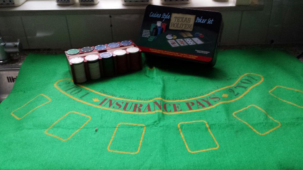 Te koop Poker set Casino style, Ophalen of Verzenden, Zo goed als nieuw