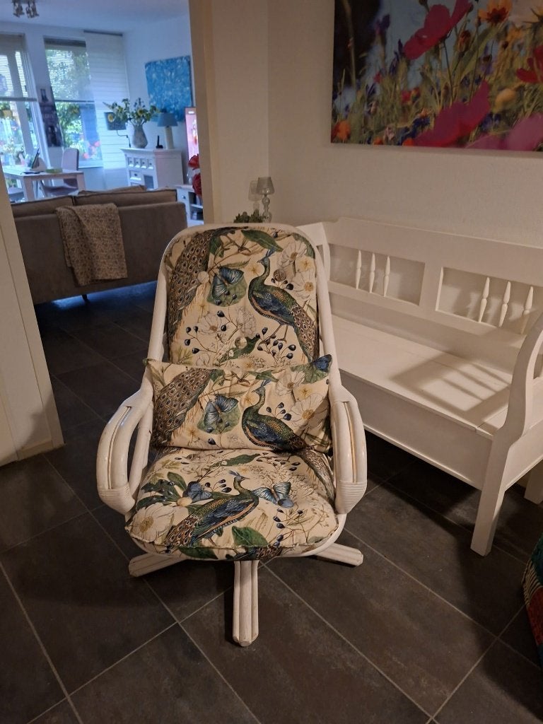 Draaistoel vintage, Ophalen, Gebruikt, Minder dan 75 cm, Vintage