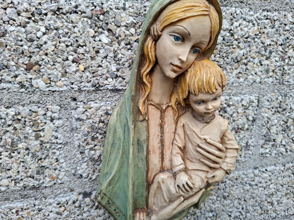Een prachtige vintage Maria muurhanger., Ophalen of Verzenden
