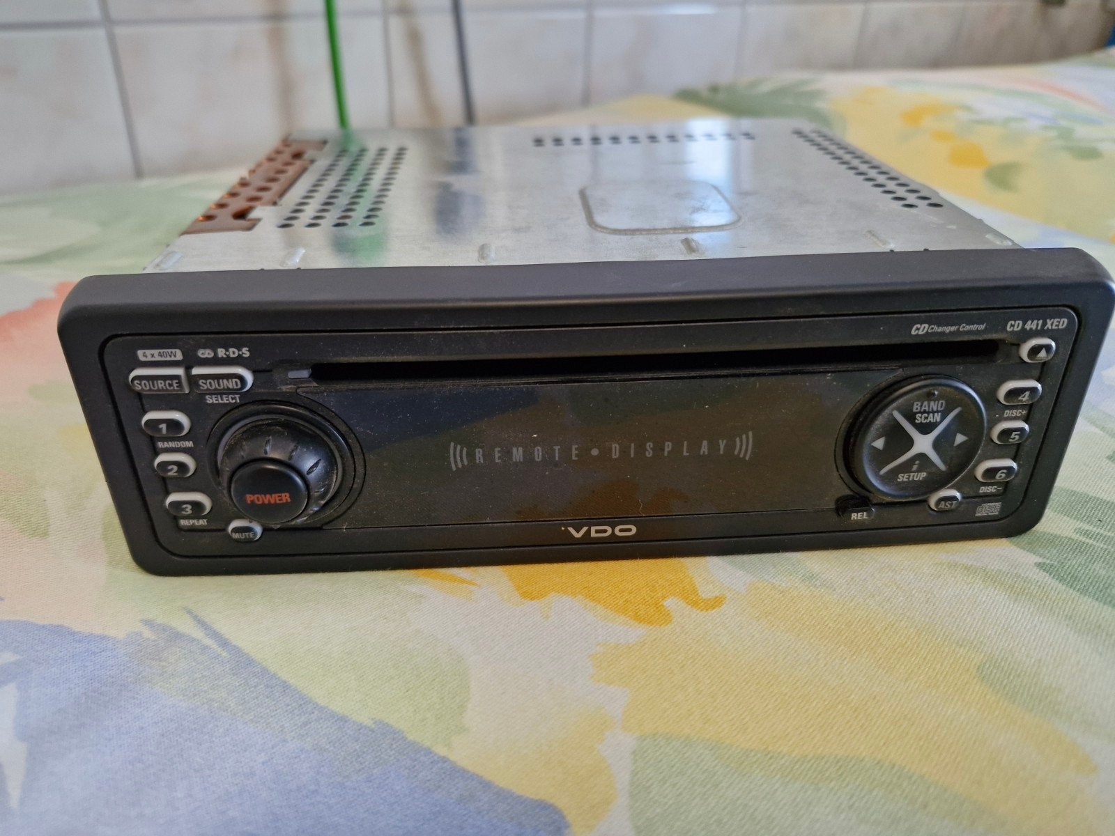 VDO CD441 XED 12V Autoradio CD Speler Oldtimer, Auto diversen, Autoradio's, Ophalen of Verzenden, Gebruikt