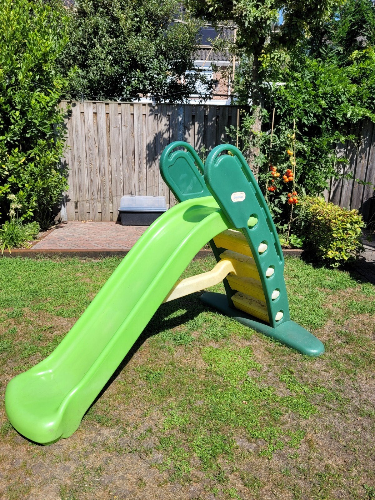 Little Tikes Reuze Glijbaan groen - 1.80m glijvlak, Ophalen, Gebruikt
