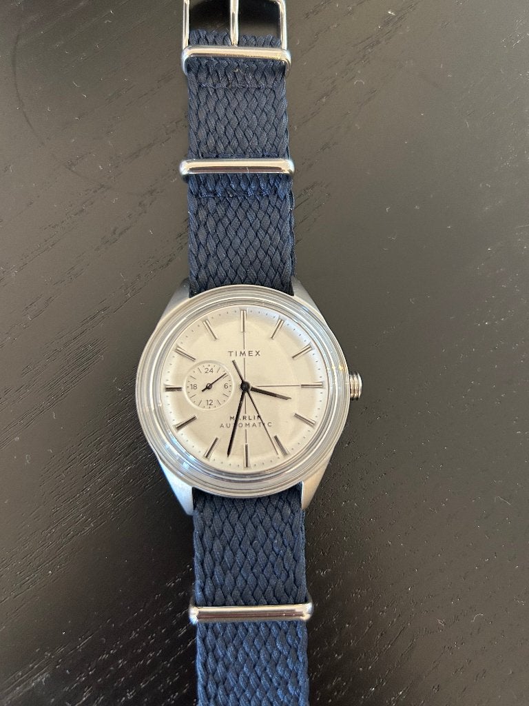 Timex Marlin Jet 38mm horloge, Overige merken, Staal, Polshorloge, Overige materialen
