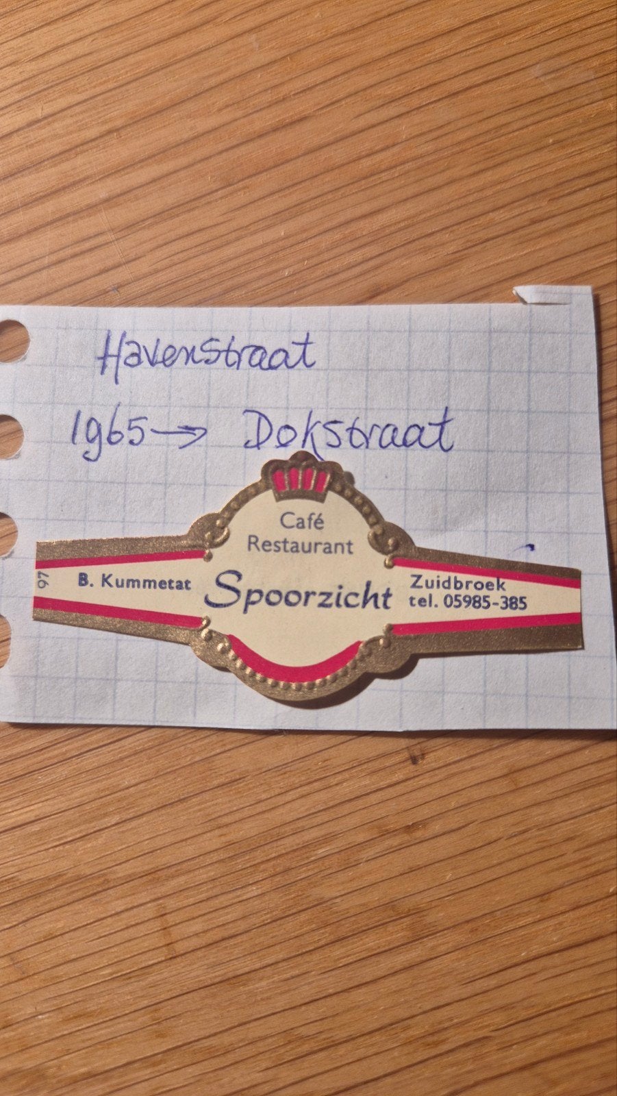 Sigarenbanden Zuidbroek (Gr), Verzamelen, Ophalen, Zo goed als nieuw, Sigarenbandjes