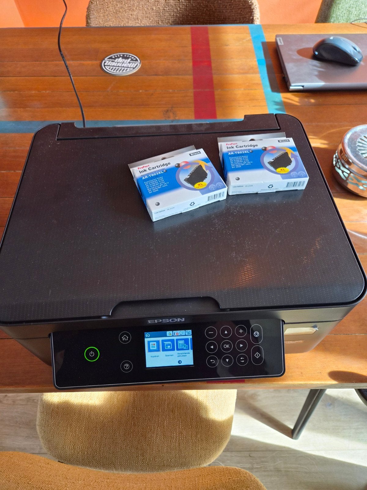 Epson XP-4150 All-in-One Printer met 2 zwarte cartridges, Computers en Software, Gebruikt, All-in-one, Draadloos, Ophalen of Verzenden