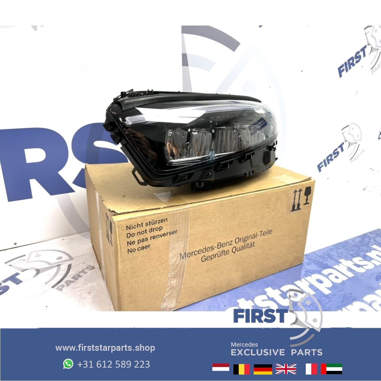 A1779065104 W177 FACELIFT A35 A45 AMG HALF LED KOPLAMP LINKS, Gebruikt, -, Ophalen of Verzenden, -