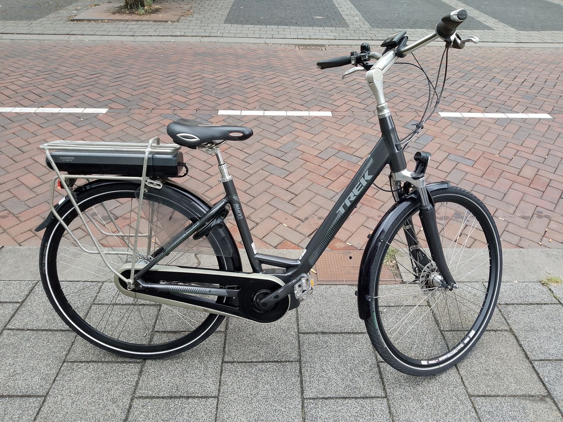 Trek LM400 d46 elektrische damesfiets Shimano middenmotor, Fietsen en Brommers, Overige merken, Gebruikt, -, -