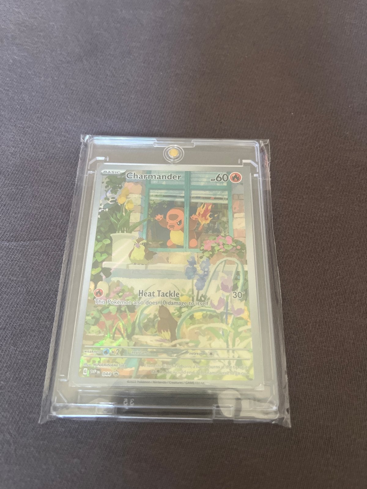 Pokémon Charmander Promo Kaart - Speciale Illustratie, Ophalen of Verzenden, Zo goed als nieuw, Losse kaart, Foil