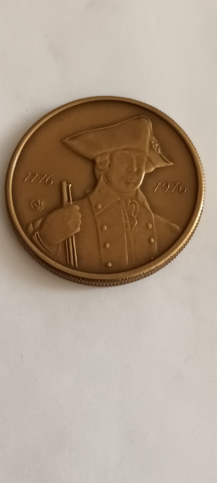 Amerikaanse Bicentennial Medaille 1776-1976, Ophalen of Verzenden, Brons, Buitenland