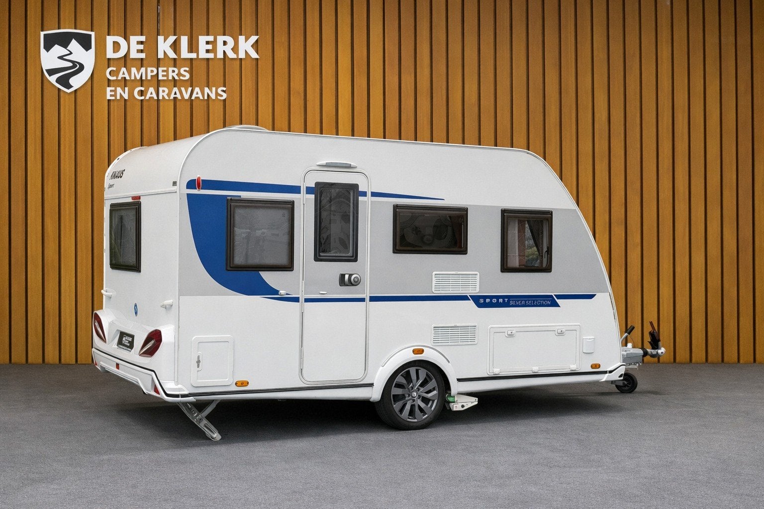 Knaus SPORT 400 QD Silver Selection (bj 2019), Caravans en Kamperen, Bedrijf, Tot en met 3, Info@deklerkcaravans.nl, Ringverwarming